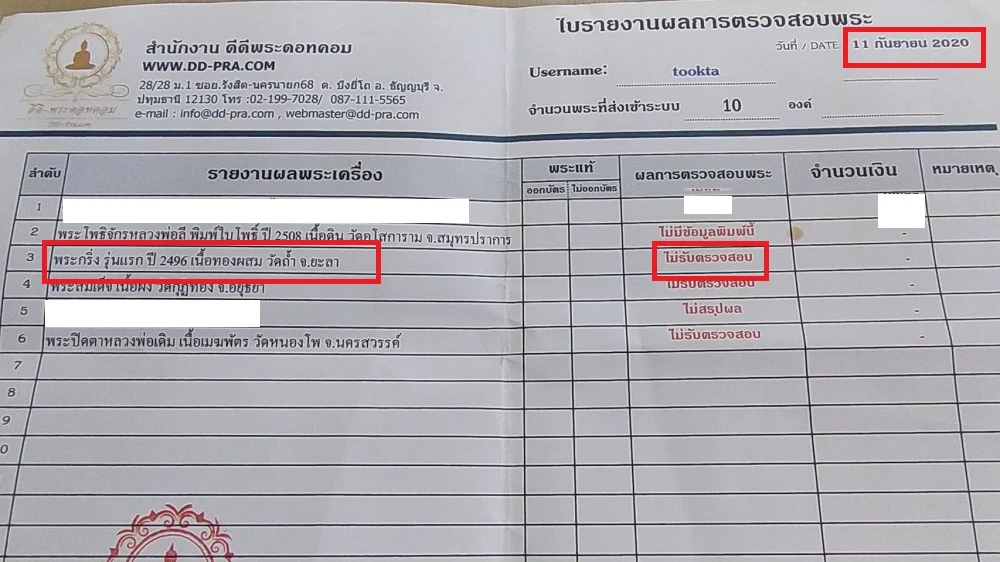 ข้อมูลเพิ่มเติมจากผู้ขาย
