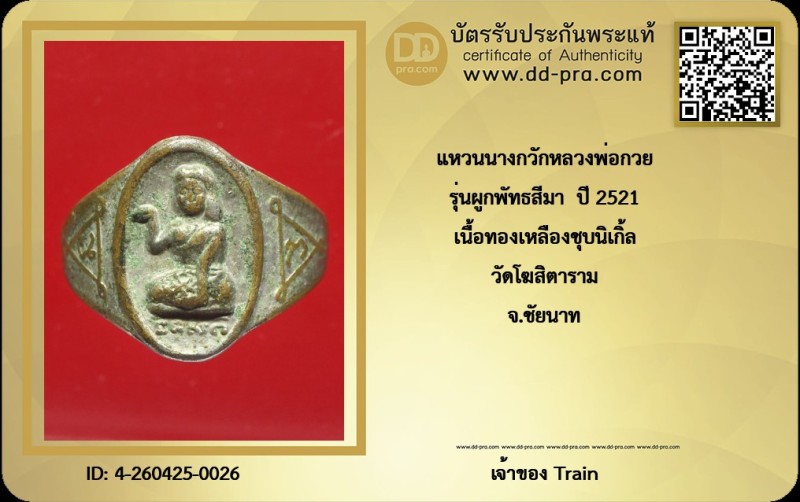 Certificate Front