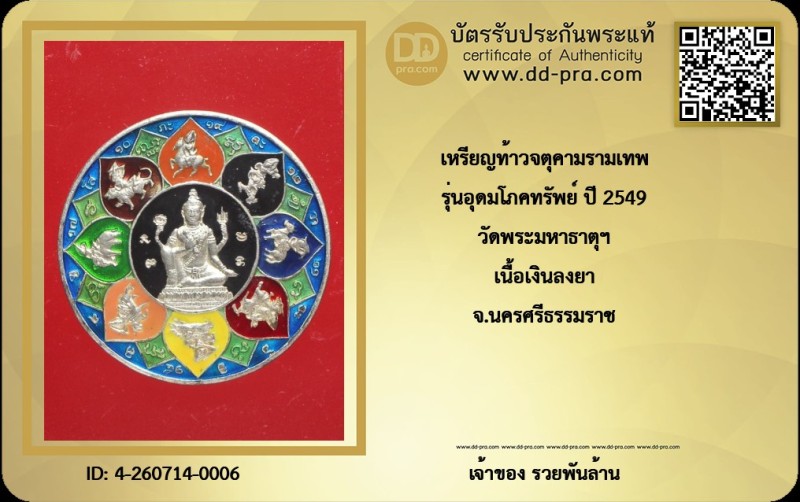 Certificate Front