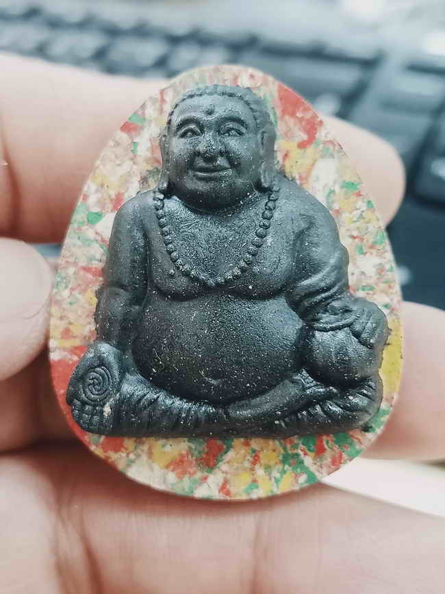 2-1432 วัดใจ 150 พระสังกัจจายน์ หลวงพ่อทองล้น พระอาจารย์อนุวัฒน์ วัดทางเรือ จ.อ่างทอง 2567 ก้นครก ทูโทน หมายเลข 494 กล่องเดิม