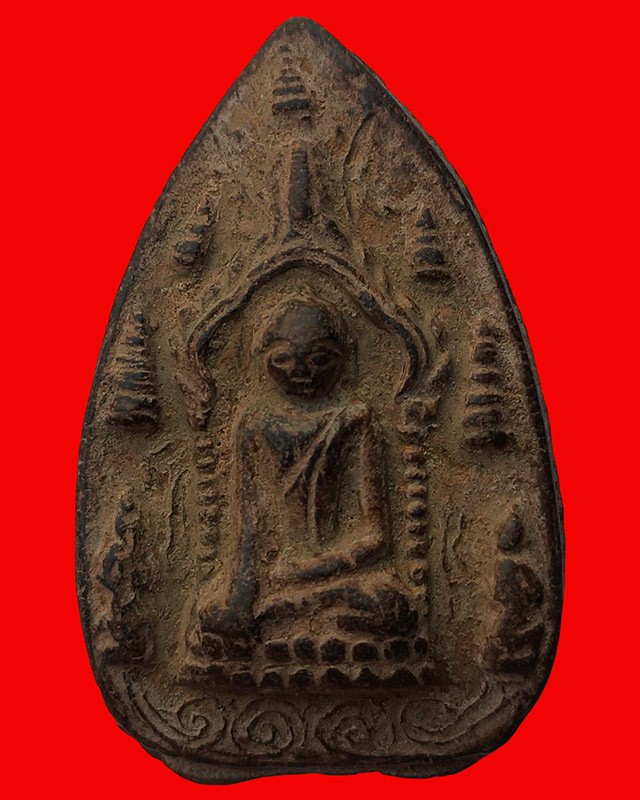 พระเนื้อดิน พิมพ์เก่าๆ พระบ้านเก่าเก็บ หลายสิบปี ไม่ทราบที่ ขนาดสูงประมาณ 7 ซ.ม.