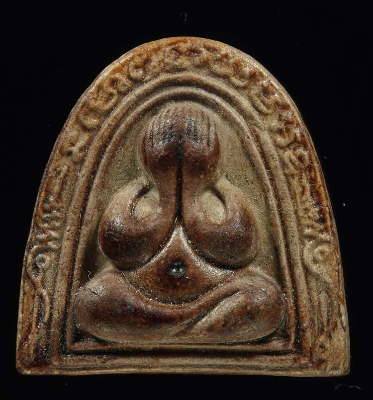 500.-พระปิดตาเนื้อผงหลวงพ่อทองอยู่ วัดใหม่หนองพระองค์ จ.สมุทรสาคร