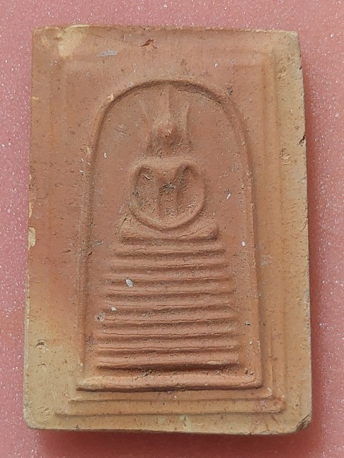 สมเด็จวัดเกศไชโย   พิมพ์สมเด็จ   7ชั้น   เนื้อดินผสมกระเบื้องหลังคาโบสถ์ พศ.2521 จ.อ่างทอง