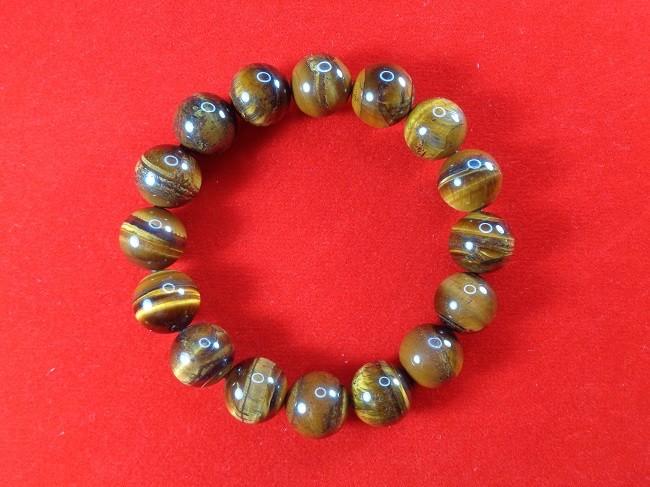 ประคำโพธิจิต ไทเกอร์อายนำโชค (ประคำลายเสือ) วัดมังกรกมลวาส(เล่งเน่ยยี่) เสริมยศศักดิ์ เสริมโชคลาภ สวยครับ