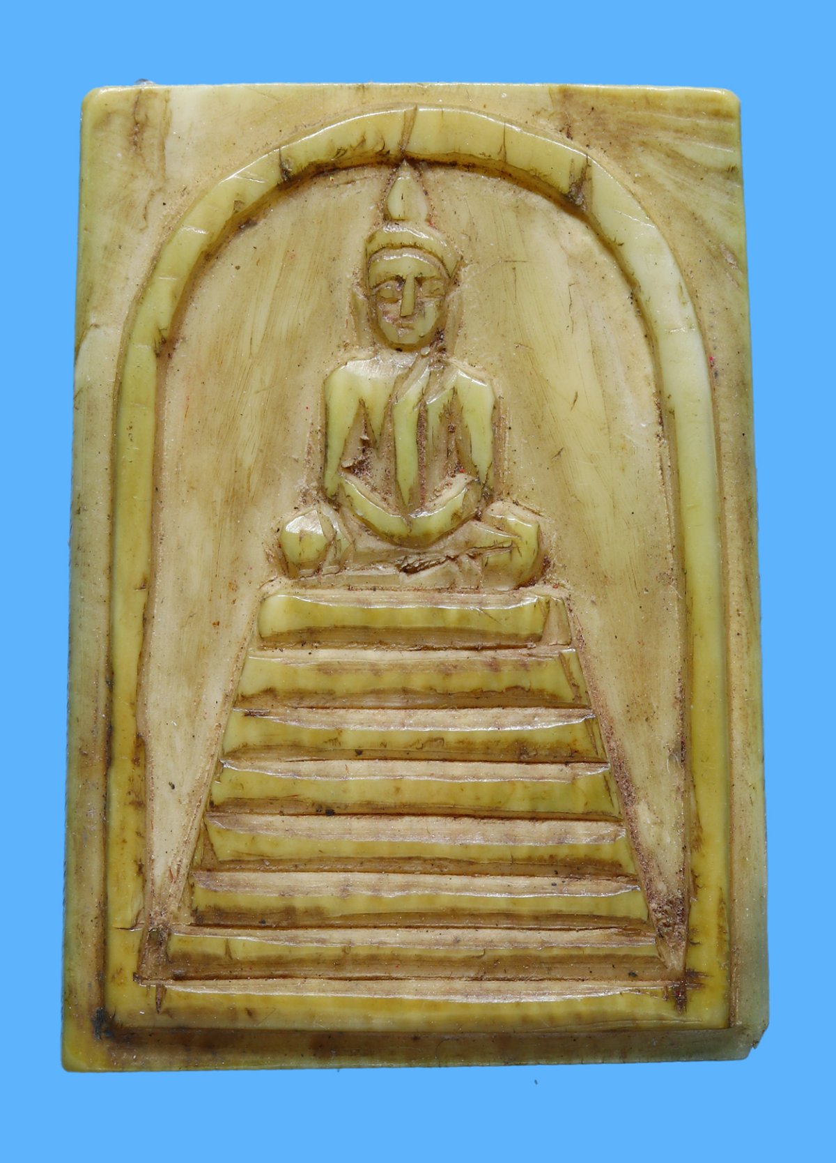 รับประกันแท้!!! ออกบัตรได้ทุกรายการ///พระสมเด็จหลวงพ่อกวย รุ่นผูกพัทธสีมา พิมพ์ 7 ชั้น ปี 2515- 2521 เนื้องาแกะ วัดโฆสิตาราม จ.ชัยนาท