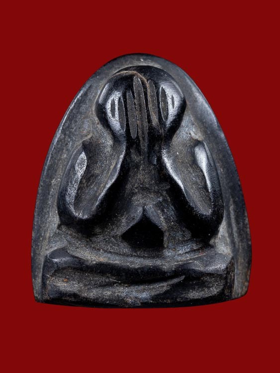 300.-พระปิดตา เนื้อเขาควายแกะ ไม่ทราบที่