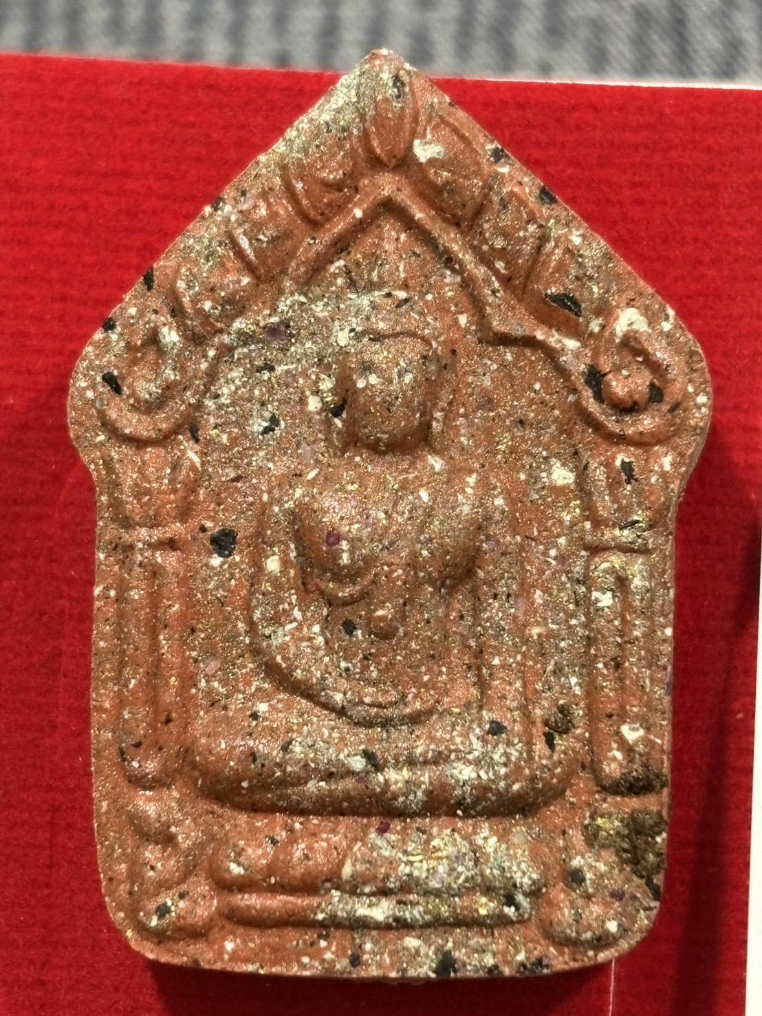 พระขุนแผนพราย 59 ตน พระอาจารย์ประสูติ วัดในเตา เนื้อแดงก้นครกฝังกระดูก ฝังพระพิฆเนศ มวลสาร อาจารย์ เปล่ง บุญยืน หมายเลข 402