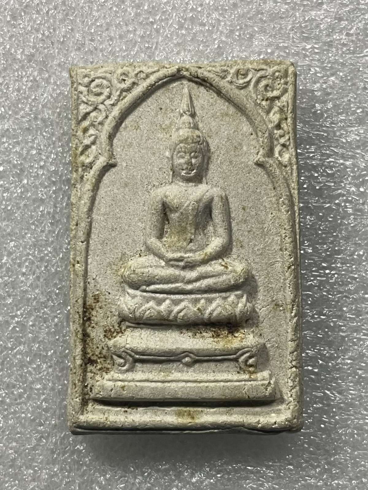 วัดใจ 120 บ สมเด็จ หลังเรียบ หลวงพ่อเม้า วัดสี่เหลี่ยม