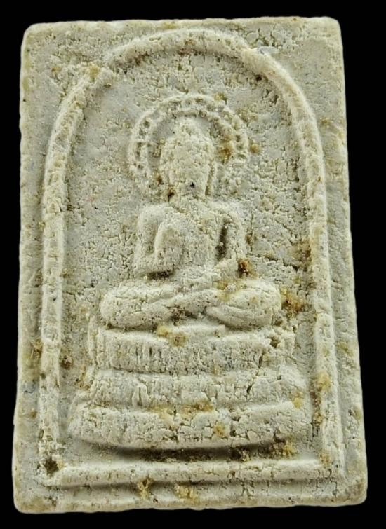 พระสมเด็จพุทธนิมิตร (ประทานพร) พิมพ์เล็ก หลังยันต์ หลวงปู่ดู่ วัดสะแก จ.อยุธยา ปี 2527 เนื้อผงพุทธคุณ   a650