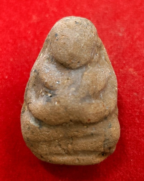 พระสังกัจจายน์ หลวงพ่อกวย เนื้อดิน ปี2500 สวยเก่าดูง่าย