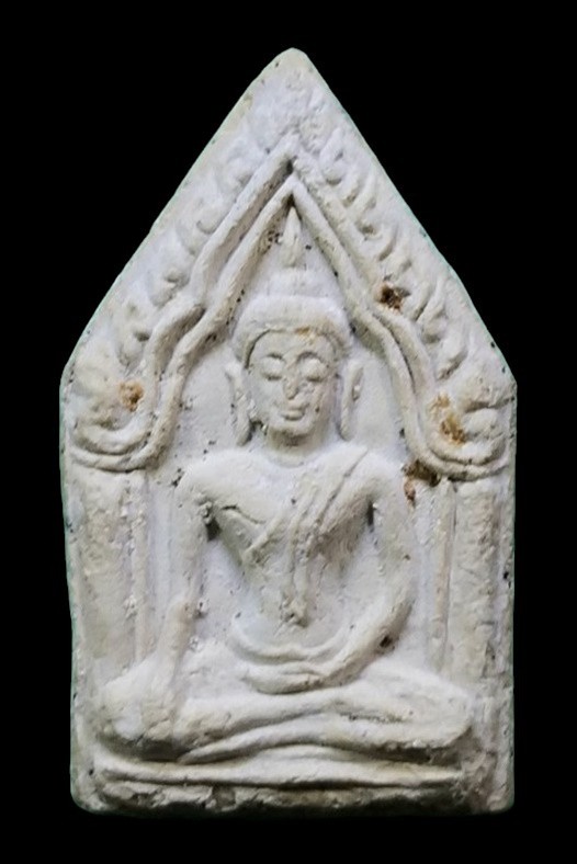 ขุนแผนรุ่นแรก พิมพ์เล็ก หลวงพ่อแพ วัดพิกุลทอง ปี 2522 เนื้อเกษร พร้อมบัตรรับรอง