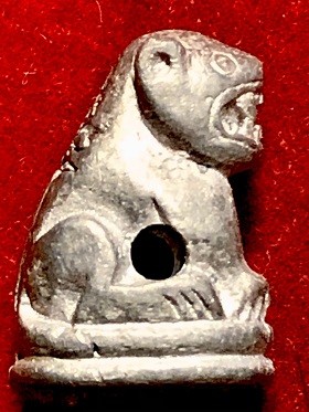 เสือหล่อ พิมพืเล็ก หลวงพ่อหวล เนื้อตะกั่ว วัดชาวเหนือ จ.ราชบุรี