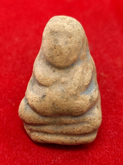 พระสังกัจจายน์ หลวงพ่อกวย เนื้อดิน ปี2500 สวยเก่าดูง่าย