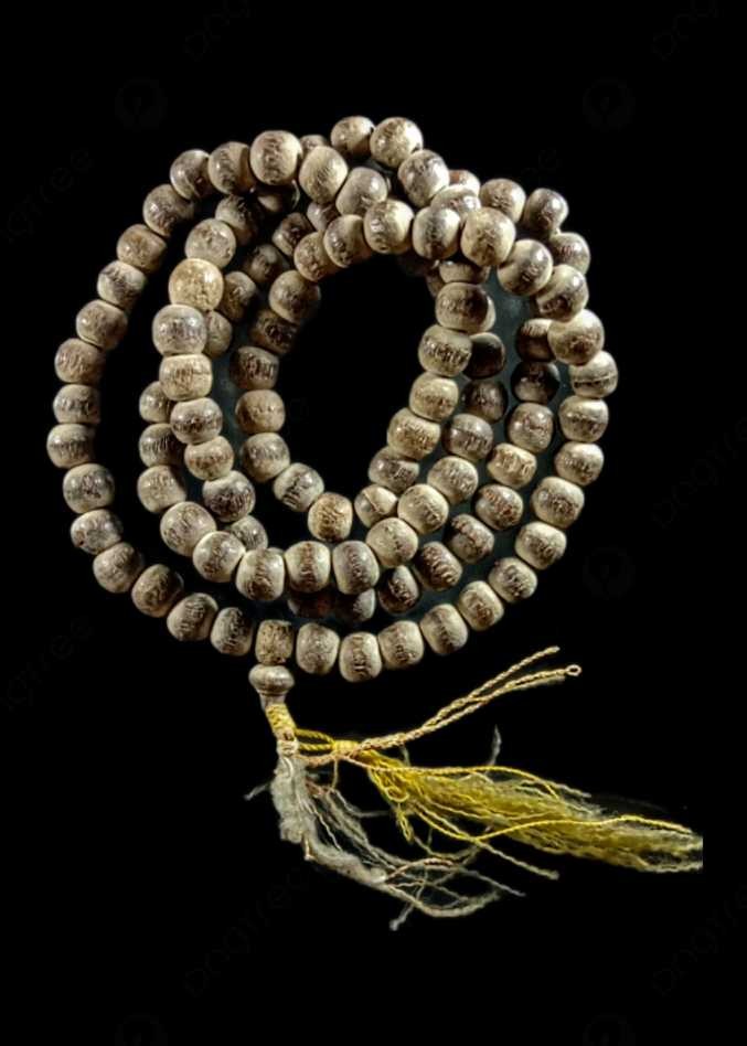 สร้อยประคำไม้มงคล ๑๐๘ เม็ด เป็นประคำยุคแรก ๆ ของหลวงพ่ออุตตมะ วัดวังก์วิเวการาม จ.กาญจนบุรี   a30