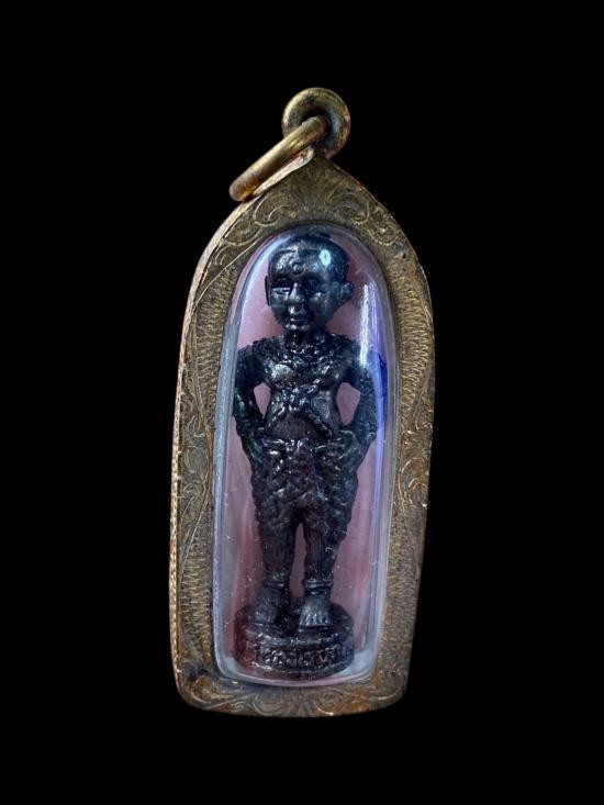 250.-กุมารทอง เนื้อทองแดงเลี่ยมกรอบไมคร่อน