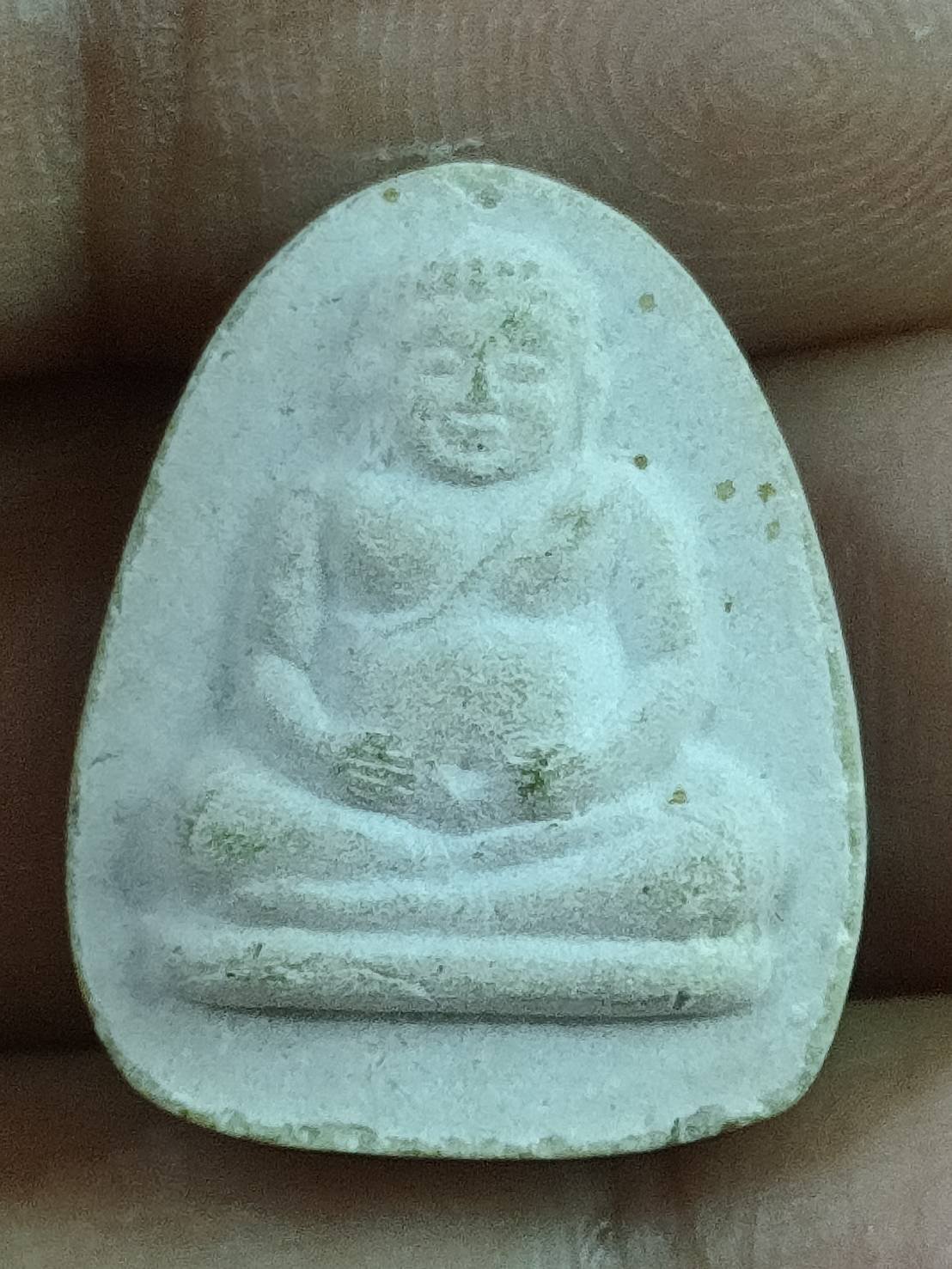 พระสังกัจจายน์ ผงอังคารเถ้า รุ่นเพชรรุ่งโรจน์ หลวงปู่โต๊ะ หลังยันต์นะเศรษฐี เนื้อผง วัดประดู่ฉิมพลี ปี2535