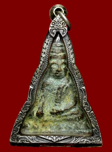 2500.-พระหล่อหลวงพ่อโตรุ่นกรุแตก วัดบางพลีใหญ่ใน จ.สมุทรปราการ พร้อมตลับเงิน องค์ที่1