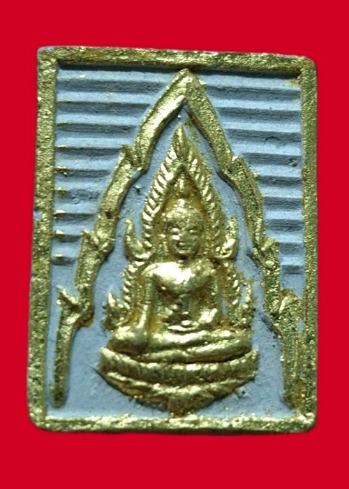 พระผงของขวัญพระพุทธชินราช หลังอกเลา วัดพระศรีฯ จ.พิษณุโลก เนื้อผง สวยเดิม a4