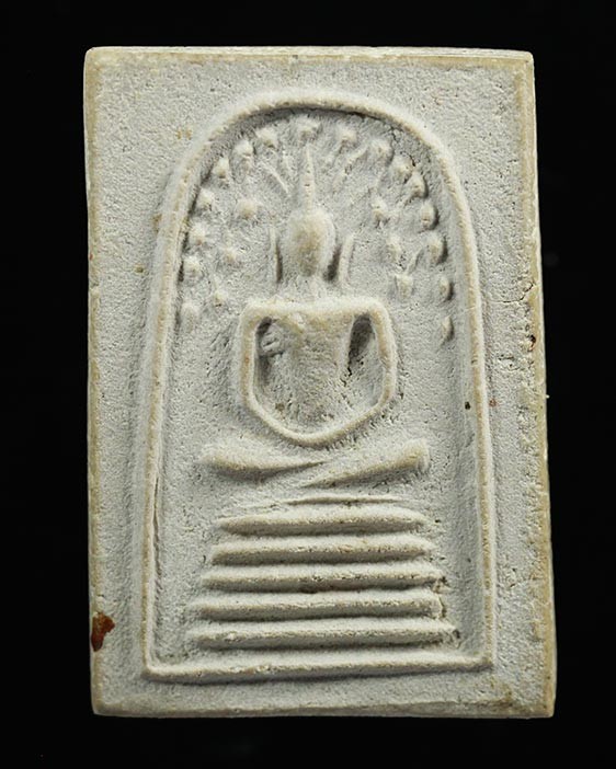 1350.- พระสมเด็จปรกโพธิ์ หลวงพ่อน้อย วัดธรรมศาลา จ.นครปฐม รุ่นหงส์ปิยาราม แจกกฐิน ปี2512