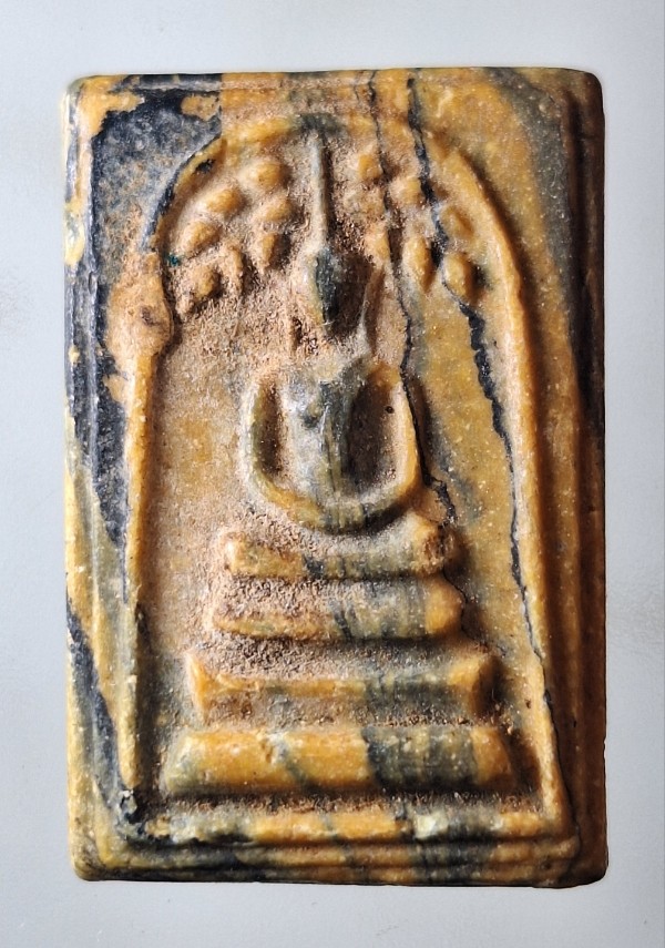 เคาะเดียว....พระสมเด็จสายรุ้งพิมพ์ปรกโพธิ์ หลังรูปเหมือนหลวงพ่อขอม วัดไผ่โรงวัว จ.สุพรรณบุรี