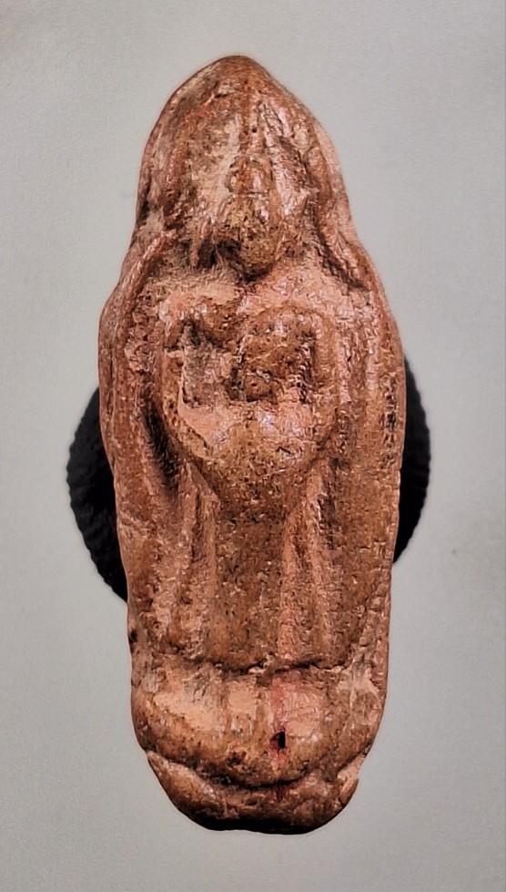 เคาะเดียว....พระประจำวันพุธ ปางอุ้มบาตร ปี 2511 เนื้อดิน หลวงพ่อมุ่ย วัดดอนไร่