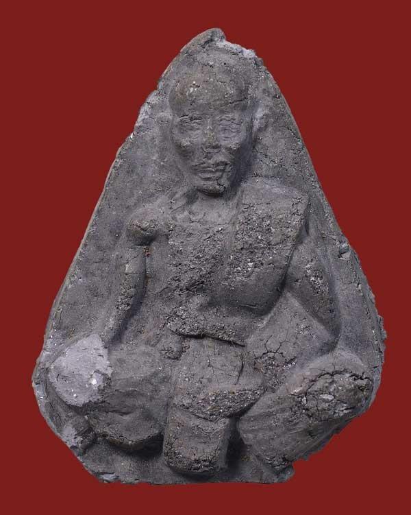 380.- วัดประสาทฯ ปี2506 หลวงพ่อจง เนื้อผงดำ (ดูง่าย) องค์ที่ 3