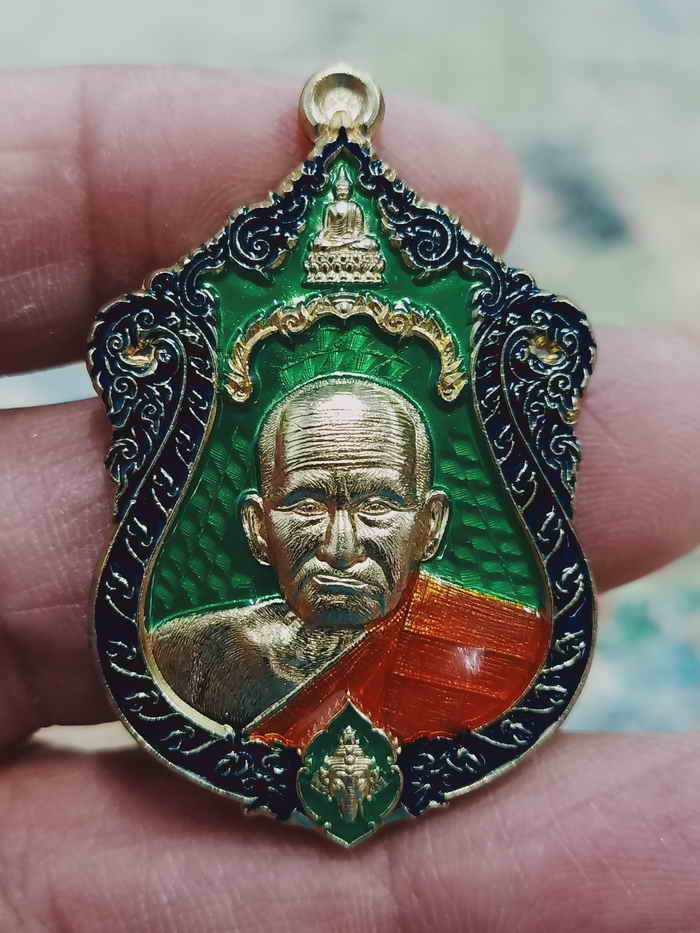 2-1978 วัดใจ 100 เหรียญเจ้าสัวประทานพร หลวงพ่อเงิน พุทธโชติ วัดท้ายน้ำ โพทะเล จ.พิจิตร 2567 ฝาบาตร ลงยา นำฤกษ์ หมายเลข 2 สร้าง 15 กล่องเดิม