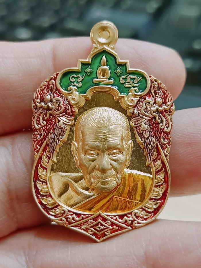 2-1988 วัดใจ 100 เหรียญเสมาพุทธศิลป์ รุ่นแรก รวยอิ่มตลอด หลวงปู่อิ่ม วัดทุ่งนาใหม่ จ.นครศรีธรรมราช 2566 สัตตะ ลงยา หมายเลข 4 กล่องเดิม