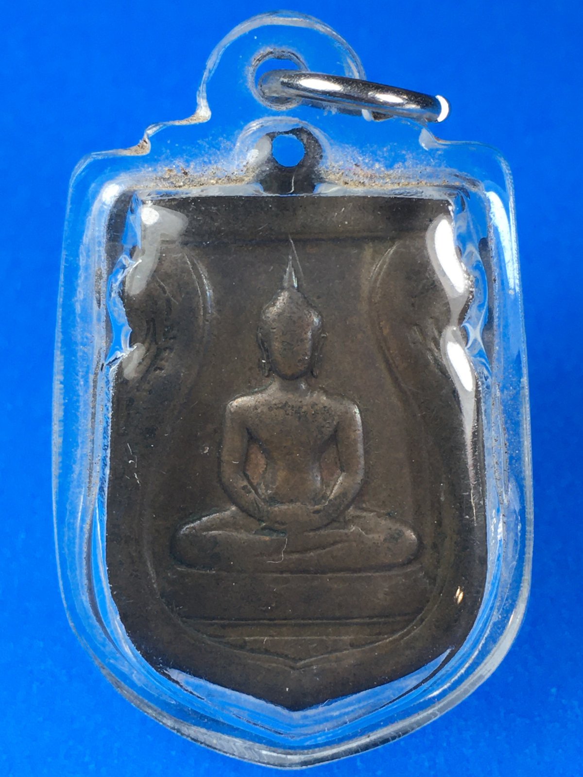 เหรียญพระพุทธสิหิงค์ รุ่นแรก วัดมหาธาตุ ปี 2485 เนื้อทองแดง กทม.  a45