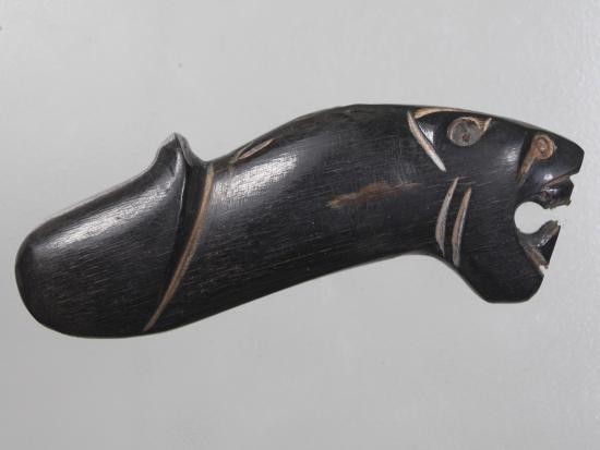 500.- ปลัดขิกหัวเสือ เขาควายแกะ หลวงปู่ผ่าน วัดป่าโพธืแก้ว