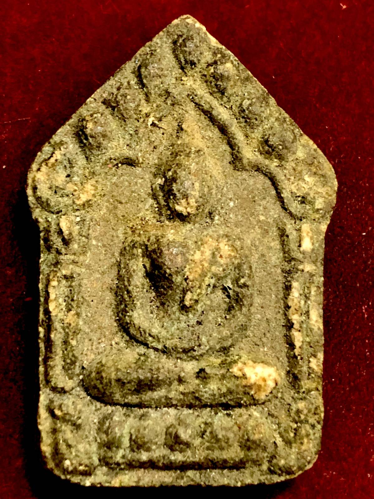 ขุนแผนเนื้อผงพรายกุมารพิมพ์ใหญ่ หลวงปู่ทิม วัดละหารไร่ จ.ระยอง บล็อกลองพิมพ์ ปี2517