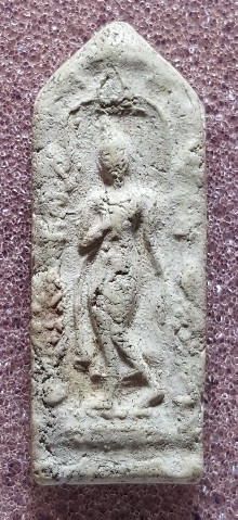 พระลีลา หลวงปู่เผือก วัดกิ่งแก้ว   หลังยันต์