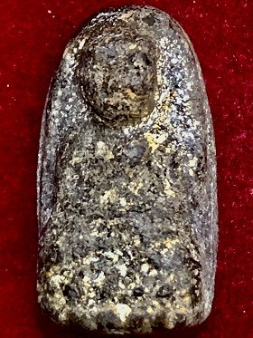 หลวงพ่อทวด พิมพ์พระรอด เนื้อว่าน ในกรอบเลี่ยมสวย