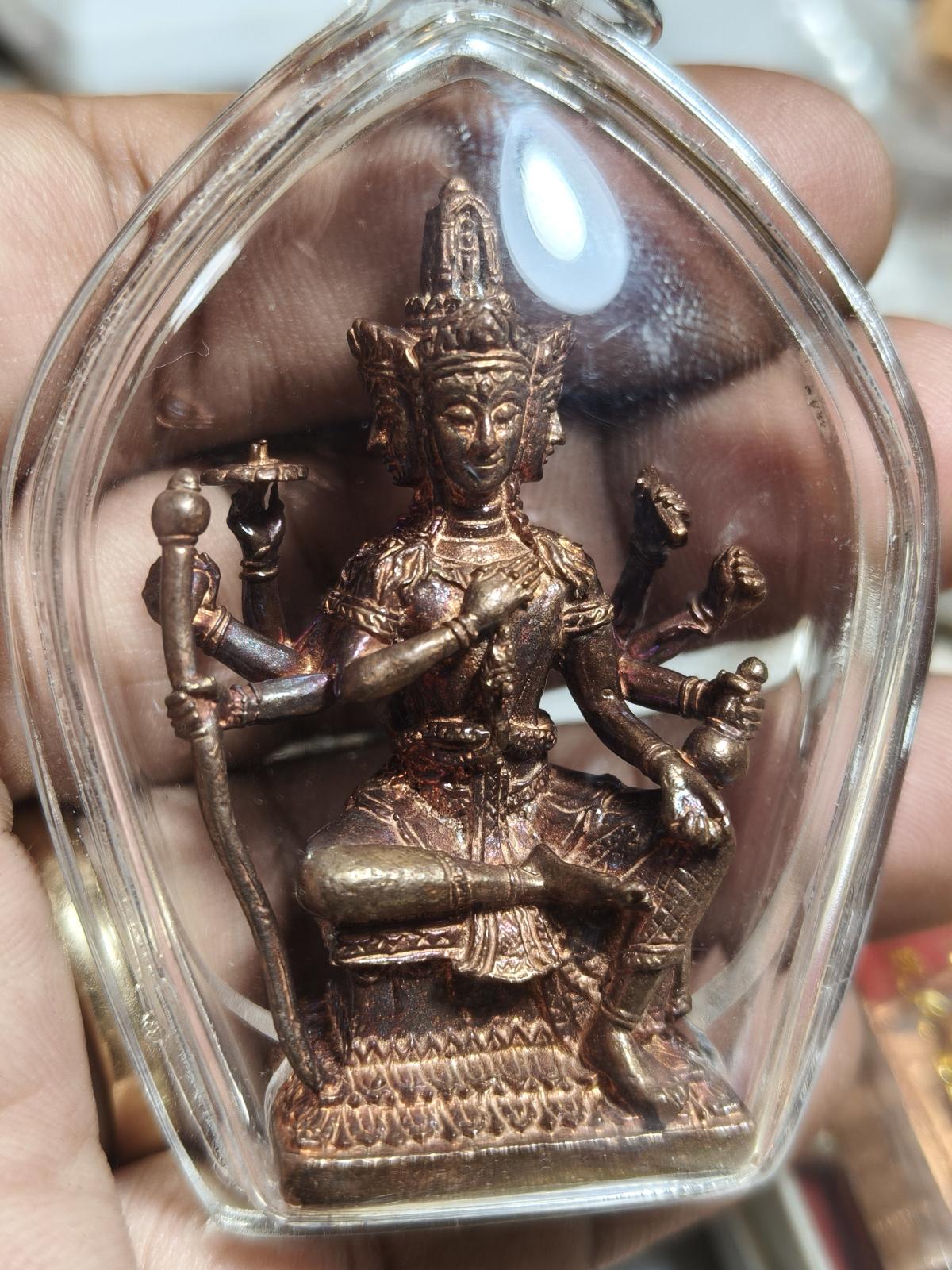 รูปหล่อพระพรหมรุ่นแรกหลวงพ่อชำนาญวัดบางกุฎีทองปี 55