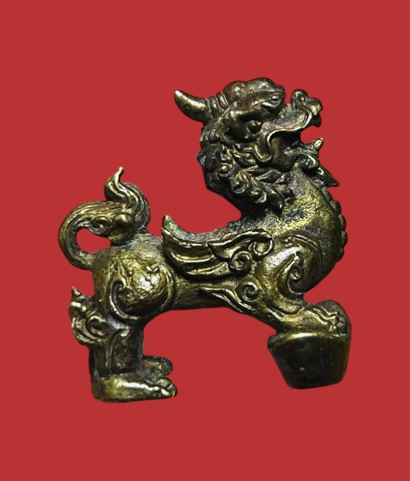 **เคาะแรก 20**ปี่เซี๊ยะเนื้อทองเหลือง ไม่ทราบที่