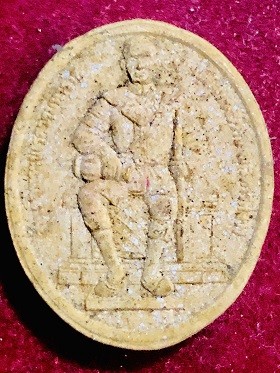 สมเด็จพระนเรศวรมหาราช เสด็จทรงธรรม ณ วิหารหลวง  วัดธรรมิการาม  พระนครศรีอยุธยา  ๒๕๔๒