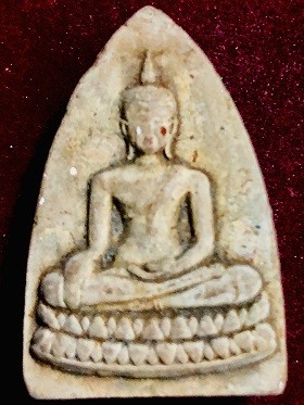 พระพุทธศิริชัย เนื้อผงพิมพืใหญ่  ที่ระลึกวัดคลองสวน  อ.พระสมุทรเจดีย์  จ.สมุทรปราการ