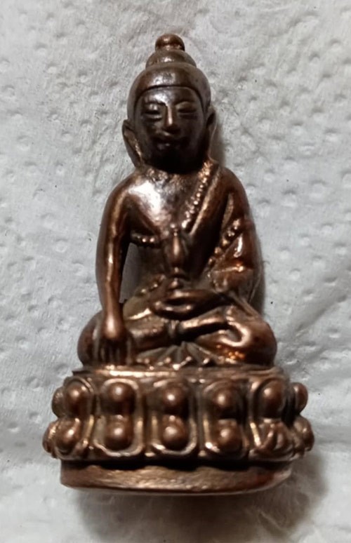 357.............วัดใจ.............. พระกริ่งวัดเศวตฉัตร รุ่นบูรณะพระอาราม   เนื้อนวะ ปี 2513 กรุงเทพ