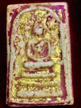 พระสมเด้จพิมพ์ใหญ่ เคลือบรัก ปิดทอง