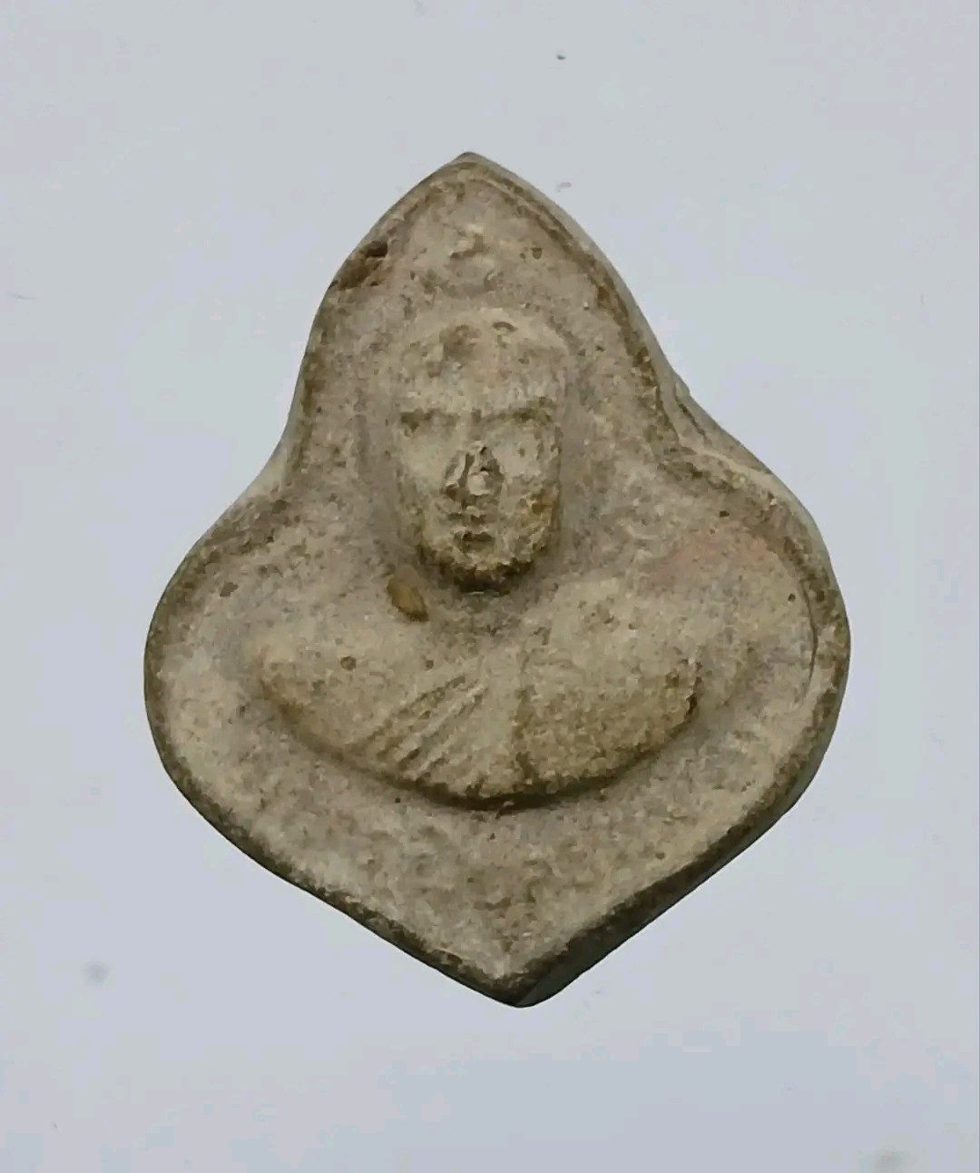 พระเนื้อผงคัมภีร์ใบลาน หลวงพ่อเปลื่อง วัดบางคลาน ปี 2515