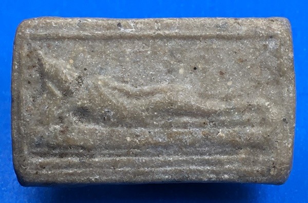 @@@เคาะแรก400บาท@@@พระปางไสยาสน์ (วันอังคาร) เนื้อผงน้ำมัน วัดชนะสงคราม ปี 2491 กทม.