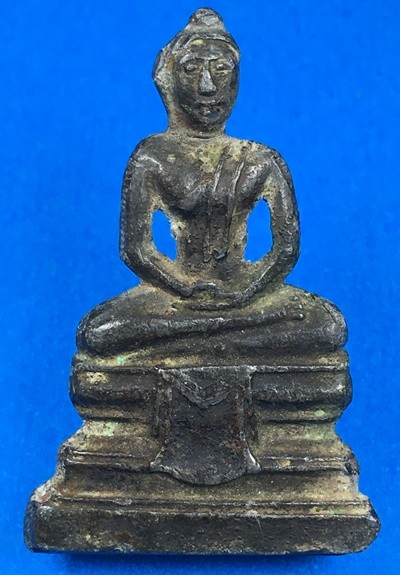 @@@เคาะแรก400บาท@@@พระอู่ทองฐานผ้าทิพย์ กรุวัดมเหยงค์ จ.อยุธยา เนื้อชินเงิน สภาพสวยมีหน้ามีตา