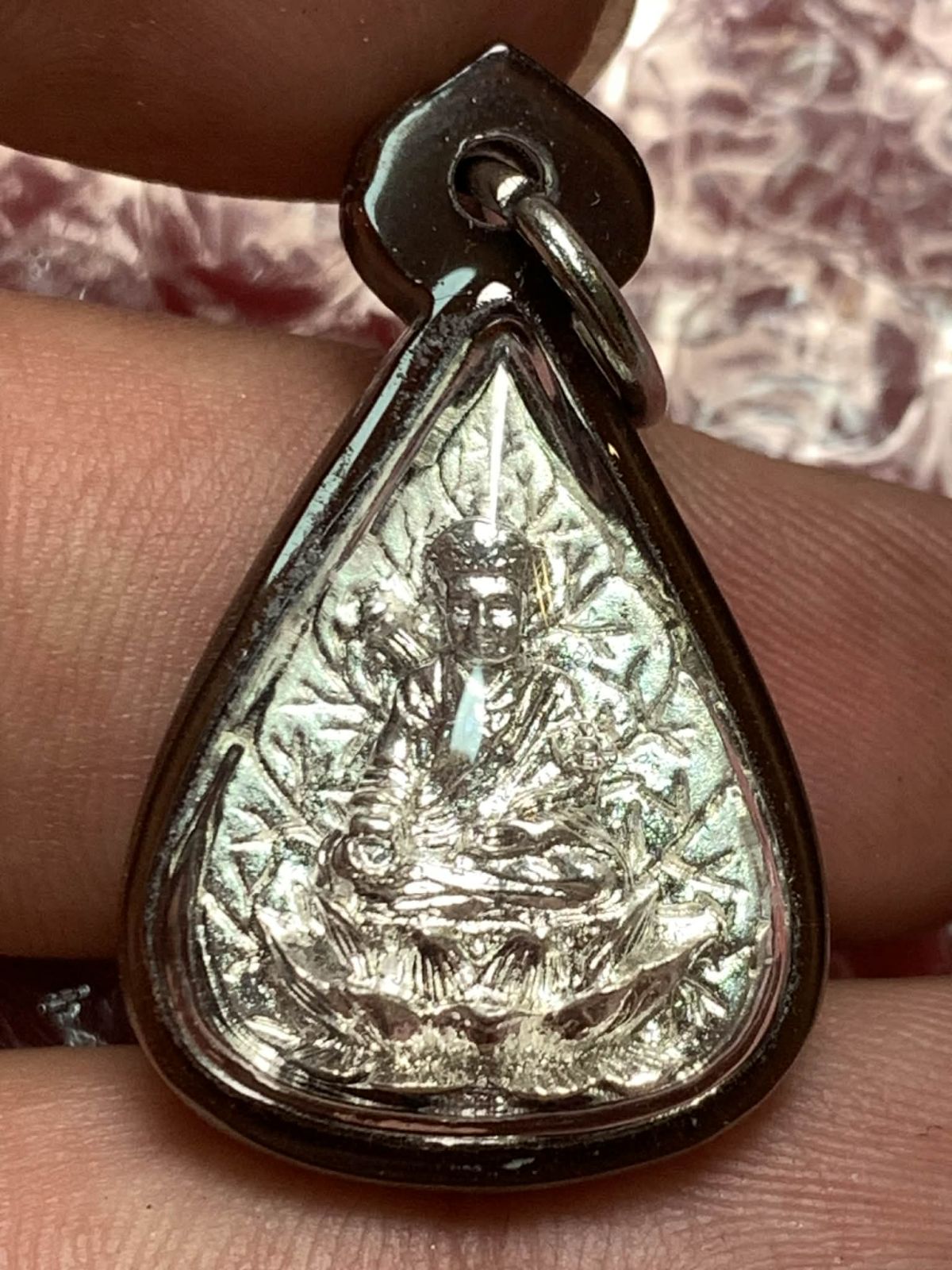 เหรียญหล่อไตฮงกงหลวงพ่อคูณเนื้อเงินปี 2538