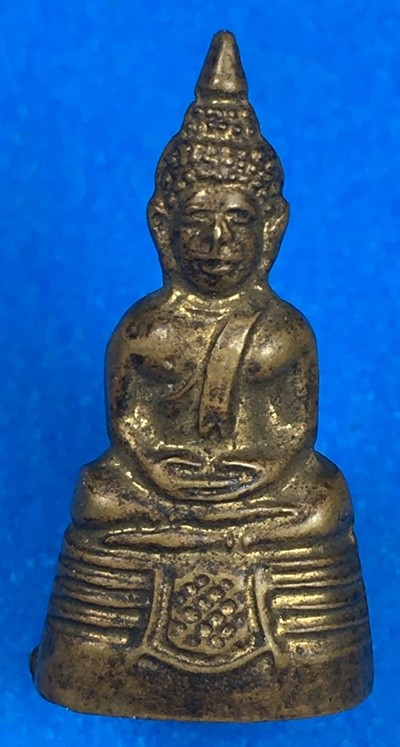 @@@เคาะแรก500บาท@@@พระกริ่งเล็กหลวงพ่อโสธร ปี 2508 พิมพ์นิยม ฐานสูง เนื้อทองเหลือง ก้นกลึง จ.ฉะเชิงเทรา