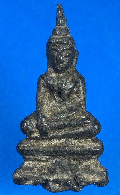 @@@เคาะแรก400บาท@@@พระกรุวัดเลียบ (วัดราชบูรณะ) จ.กรุงเทพ เนื้อชินเงิน พิมพ์มารวิชัย