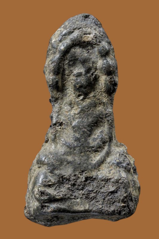 พระนาคปรก เนื้อชินเงิน