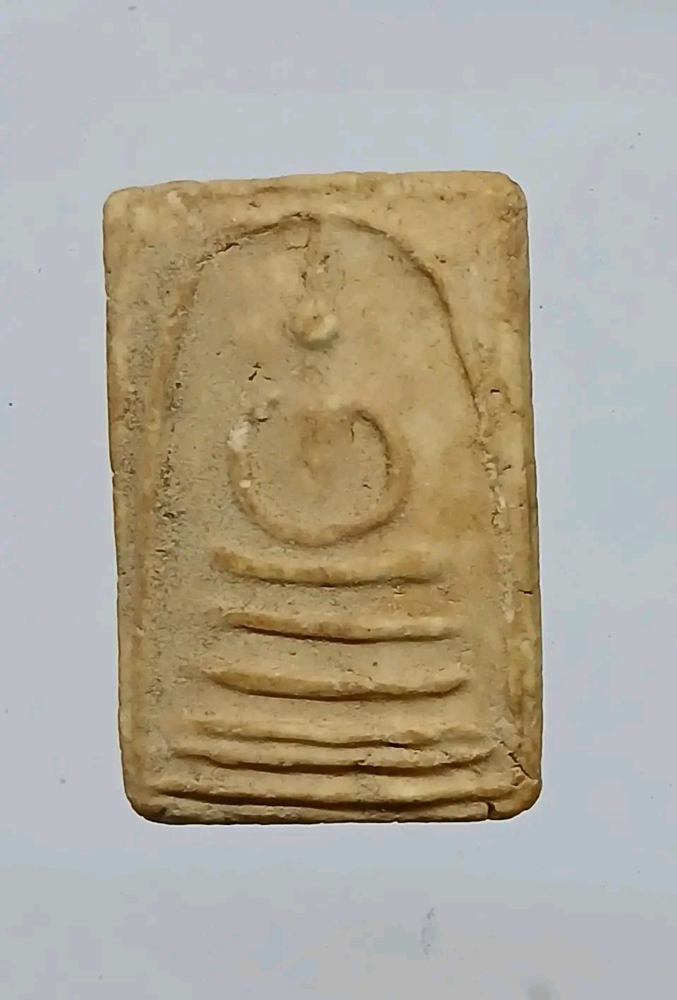 พระสมเด็จหลวงปู่ลำภู พิมพ์เส้นด้าย ปี2502 วัดใหม่อมตรส