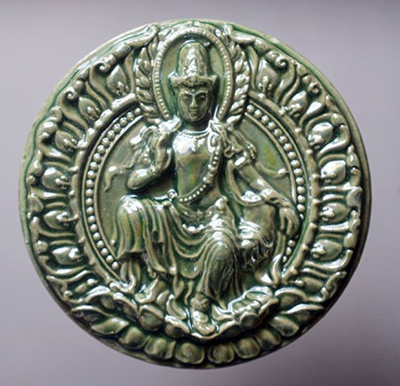 เสวยสุข 50 กระเบื้องเคลือบมุกสีเขียว