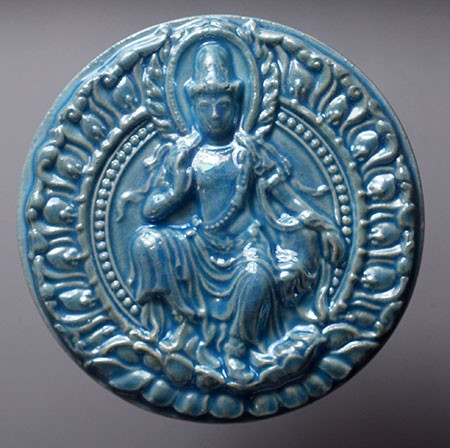 เสวยสุข 50 กระเบื้องเคลือบมุกสีฟ้า เลข 8862