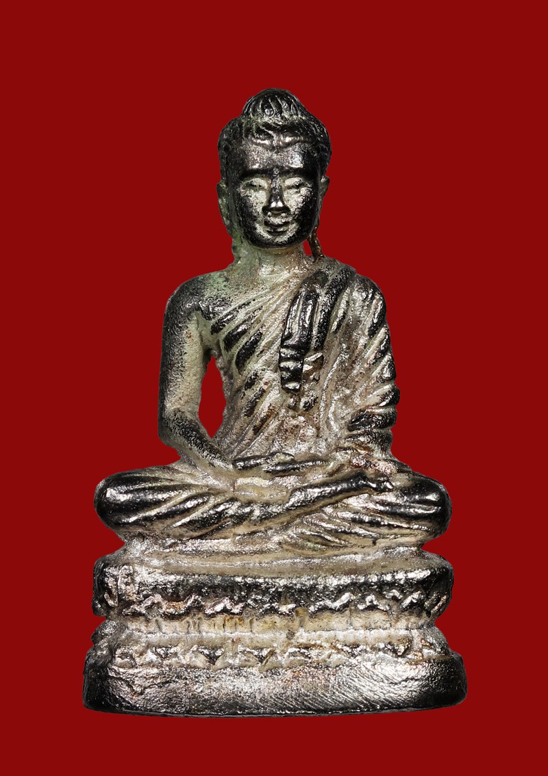 เทศกาลพระเนื้อเงิน พระพุทธบารมี เนื้อเงิน ปี 2538 วัดบ้านหนองมะเขือ จ.บุรีรัมย์ น้ำหนัก 15.1 กรัม